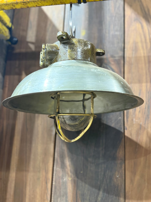 Salvaged Iron Brass Hanging Running light
