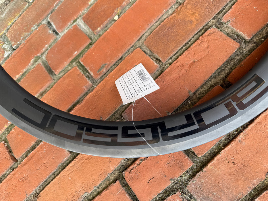 BORG50C 700c 50mm deep 26mm wide carbon rims Black 24 hole  (rim brake)