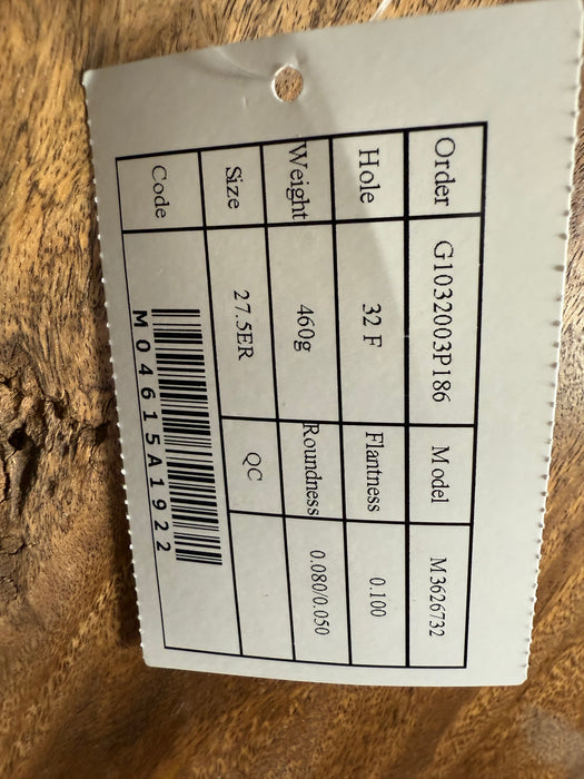 BORG 5 Trail MTB 27.5 Disc Rim Front 32 Hole Carbon