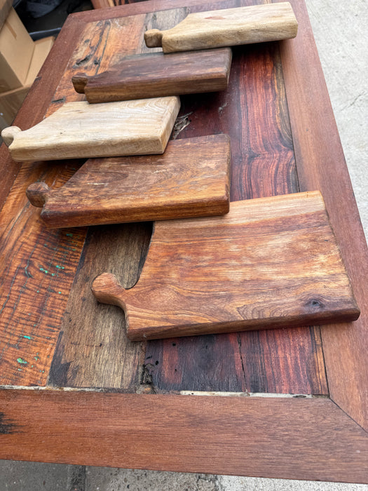 checked Wild Roots Rengas  Serving / Chopping Boards 34x20cm