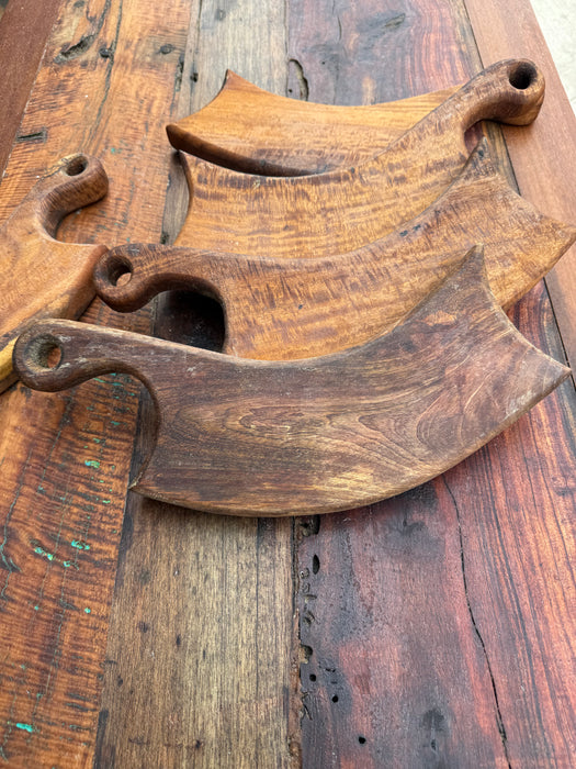Wild Roots Swamp teak “Cleaver”   Serving / Chopping Boards 40x12cm