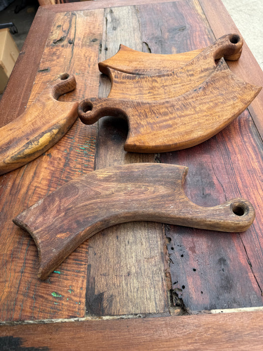 Wild Roots Swamp teak “Cleaver”   Serving / Chopping Boards 40x12cm