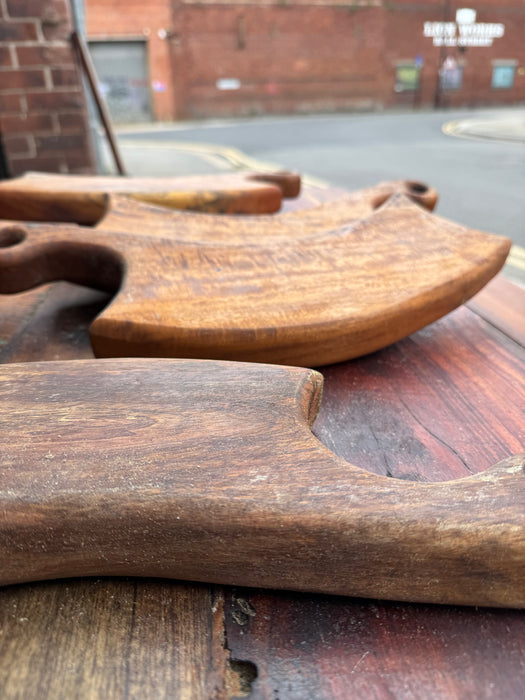 Wild Roots Swamp teak “Cleaver”   Serving / Chopping Boards 40x12cm