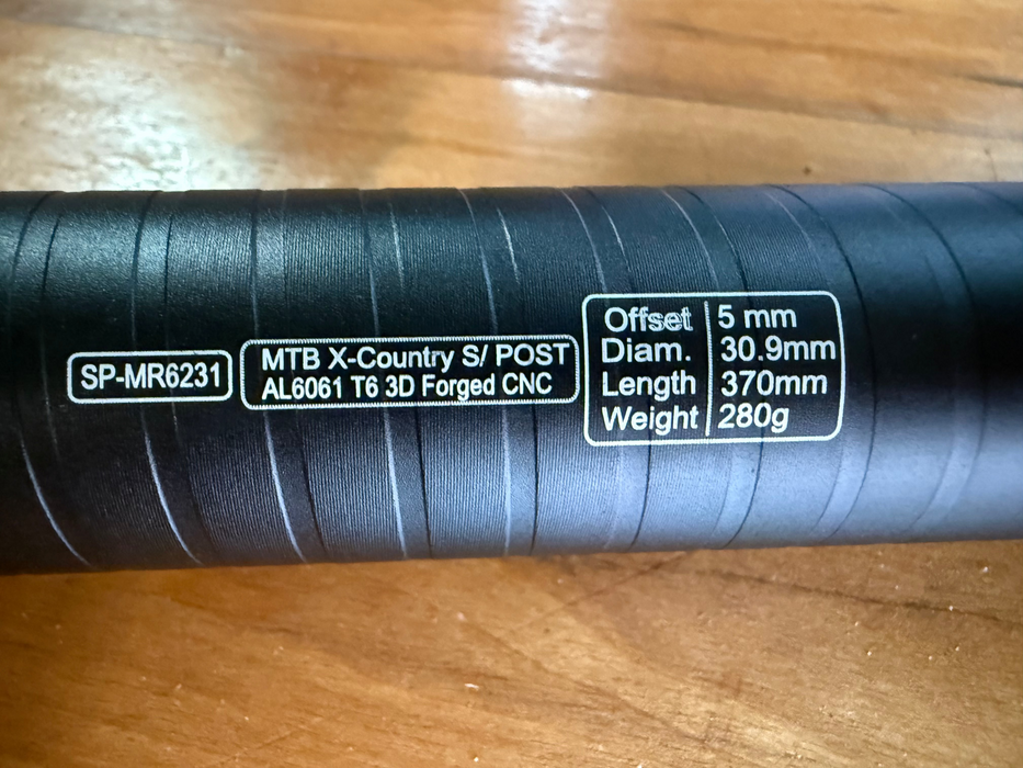 Olsen Seat Post AL7075 T6 3d Forged CNC 30.9mm