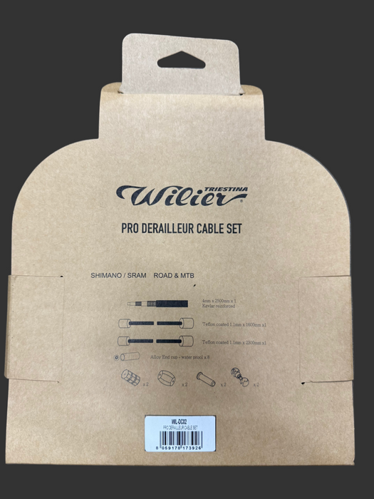 WILIER Pro derailleur cable set 4mm x250cm