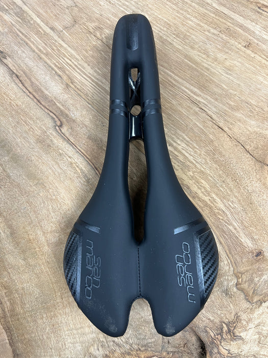 SELLE SAN MARCO ASPIDE SADDLE CFX NARROW OPEN-FIT 280 x 130 mm RRP £179.99