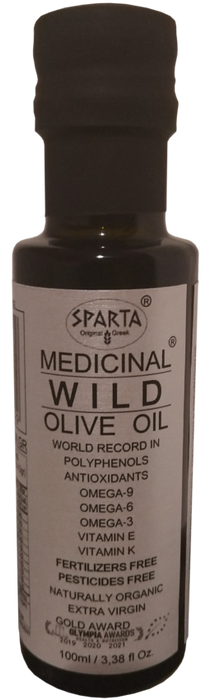 Sparta White Label Medicinal EVOO 
3083 mg/kg 2025/6 New Harvest Medicinal Organic WIld Extra VIrgin Olive Oil