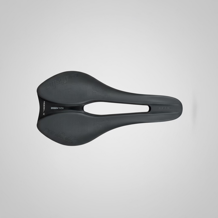 SELLE ITALIA MODEL X Green-Tech Superflow Grey/Black Edition 245 x 145mm