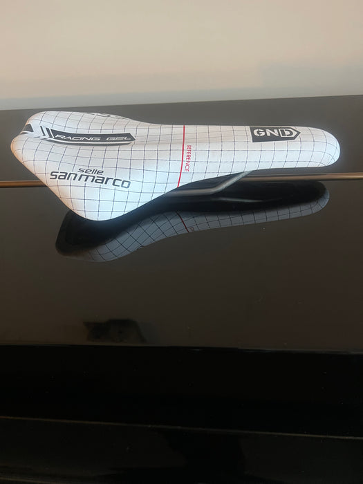 Special Edition Saddle San Marco GND Racing Narrow Gel Xsilite Rails
