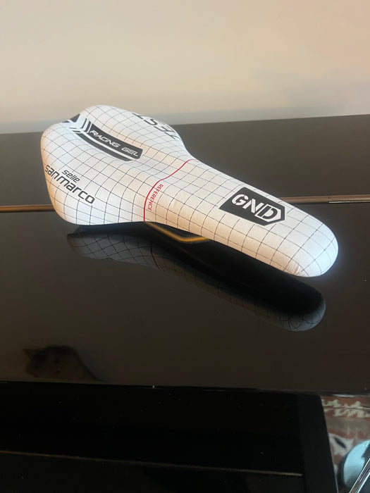 Special Edition Saddle San Marco GND Racing Narrow Gel Xsilite Rails