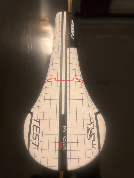 Special Edition Saddle San Marco Regale Narrow Flat Dima XSilite Rails