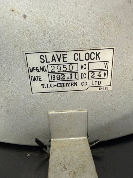 Salvaged Citizen Slave Clock Black