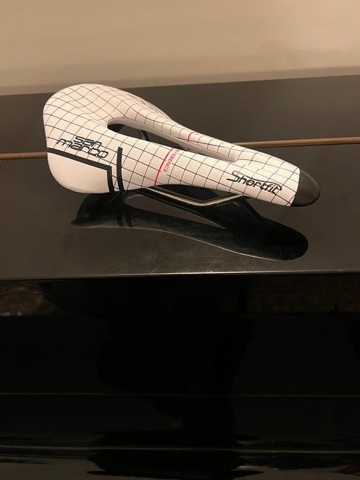 Special Edition Saddle San Marco Shortfit Wide Open Racing Xsilite Rails 250x 145mm