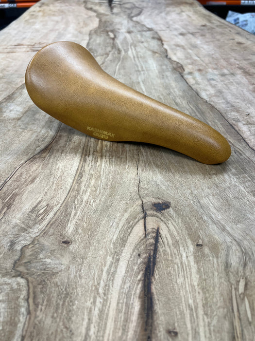KASHIMAX Saddle AERO AX-4A Padded, Belleseim Brown, Black Base, CP Rail