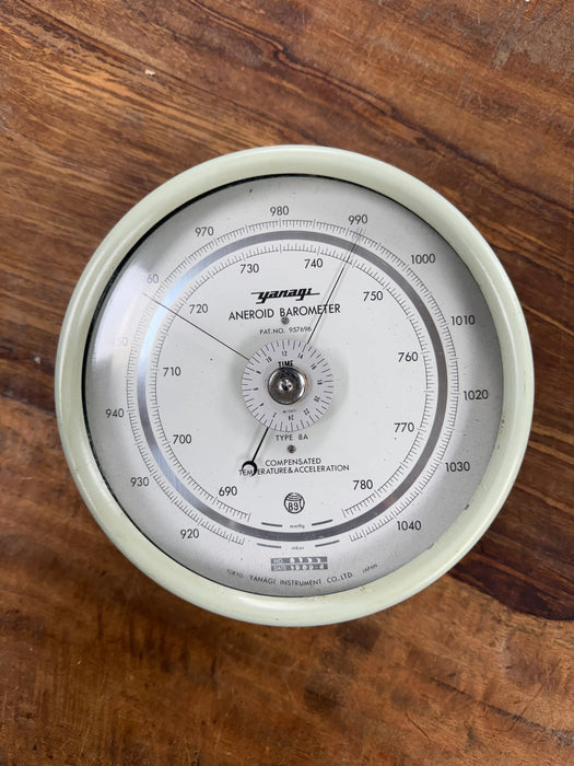 Yanagi  Aneroid Barometer Compensated Instrument 957696 (A6)Temp & Acceleration