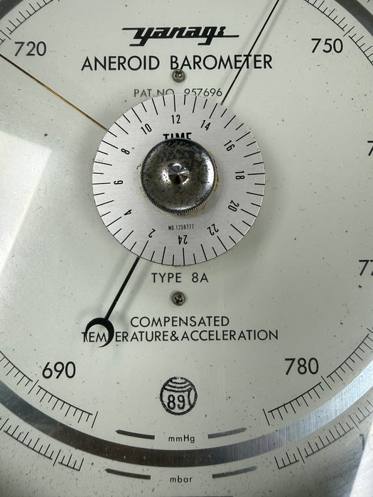 Yanagi  Aneroid Barometer Compensated Instrument 957696 (A6)Temp & Acceleration