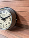 Seiko ship's cabin clock, teal paint, white face – photo 3