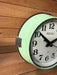 Seiko ship's cabin clock, green paint, white face – photo 2