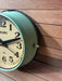 Seiko ship's cabin clock, green paint, cream face – photo 3