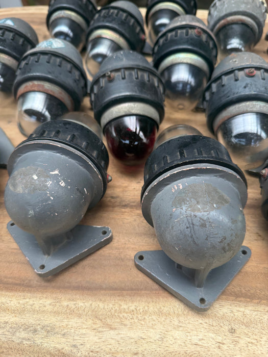 Salvaged Small Aluminium passage security lights