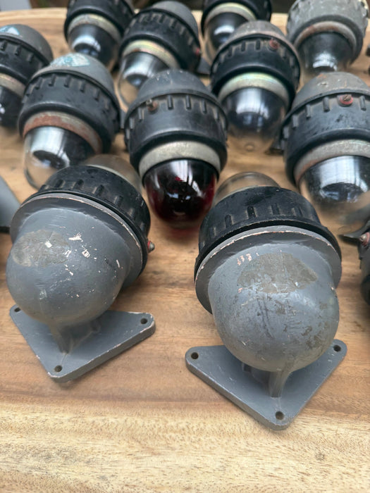 Salvaged Small Aluminium passage security lights