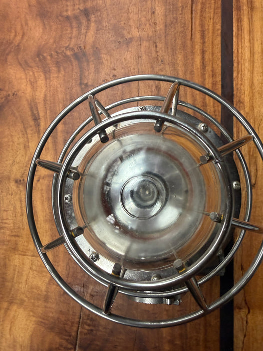 Salvaged Japanese Stainless Steel Explosion Proof Light