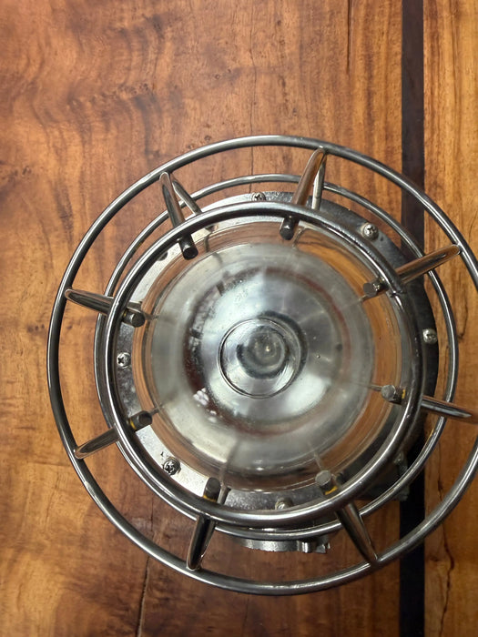 Salvaged Japanese Stainless Steel Explosion Proof Light