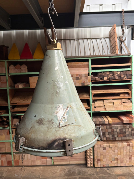 Salvaged Dae Yang Aluminium Deck Light Original colour