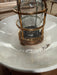 Salvaged Pauluhn brass passage light, shade detail