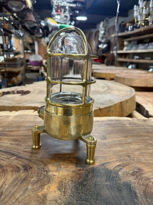 Salvaged Brass Passage Light