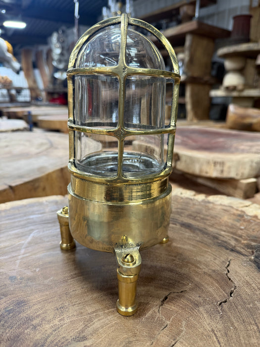 Salvaged Brass Passage Light
