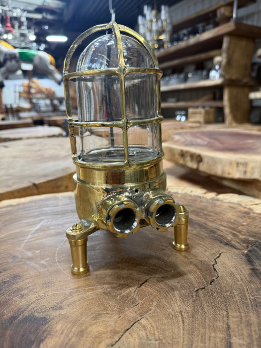 Salvaged Brass Passage Light