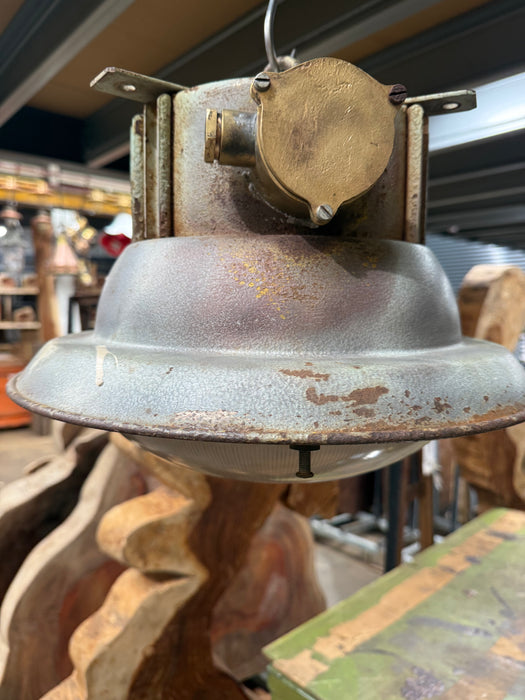 Salvaged flying saucer  light