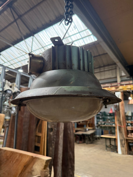 Salvaged flying saucer  light