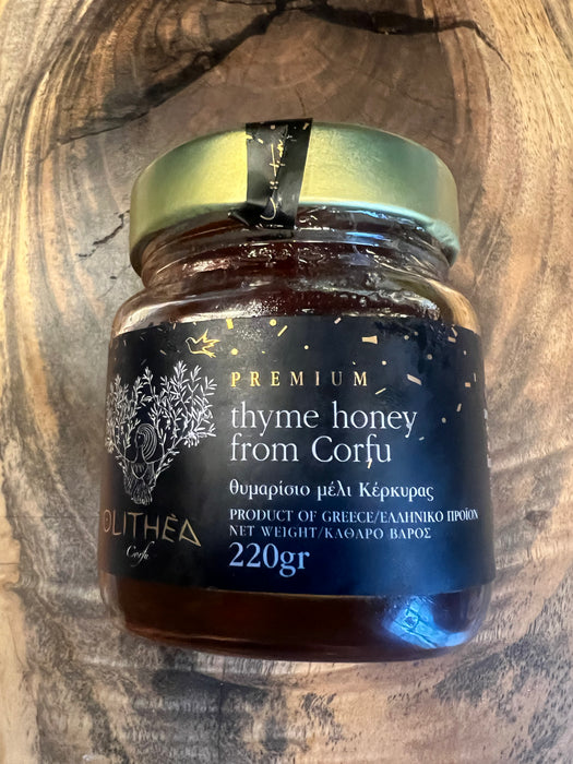 Olithea Premium Thyme Honey 220 Grams from Corfu