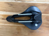 Selle Italia Model X Boost Superflow saddle underside showing twin FeC steel rails and the 145 width marking