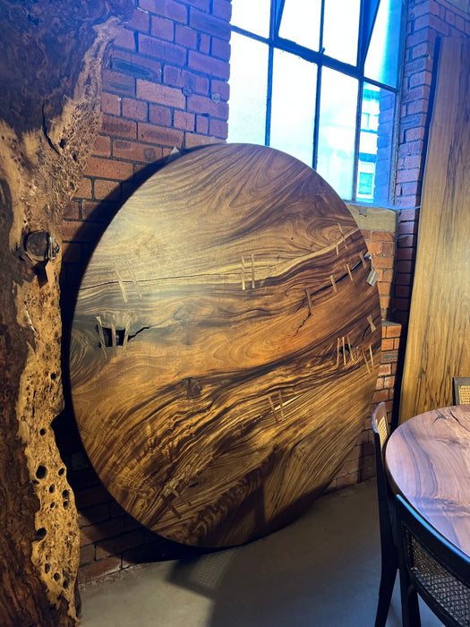 Reduxwood Chamcha round table with base Dia.200cm
