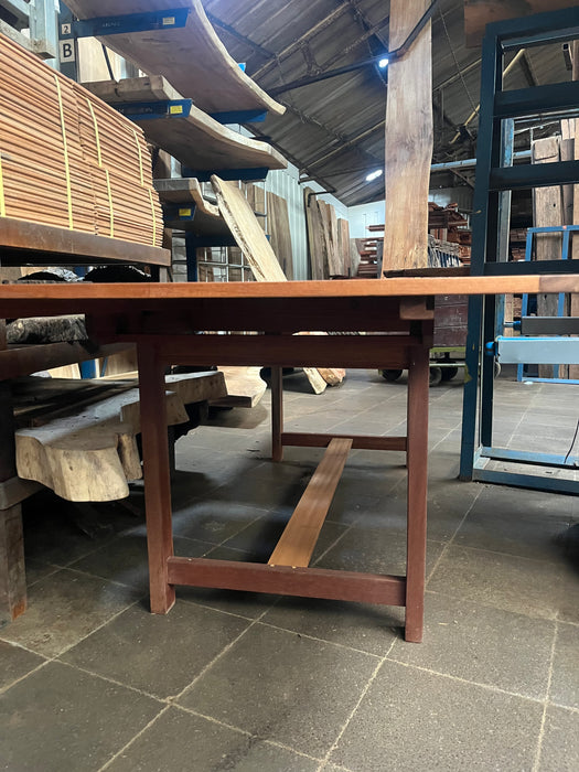 Final Clearance got to go 
Reclaimed Bengkirai & Momala Extendable Folding Table — Rectangle, 1.8m × 1m