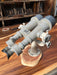 Salvaged Nikon 20x120 binocular telescope on fork mount, angled view from the eyepieces