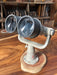 Front 120mm objective lenses of a Nikon 20x120 binocular telescope