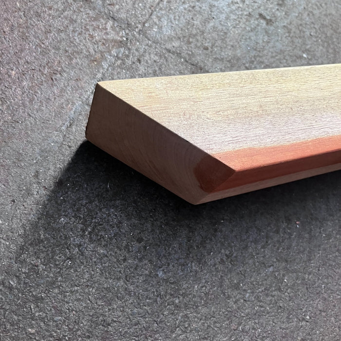 Four mitred hardwood divider pieces joined to form an 80 x 80cm square frame, with a round recess in each side