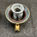 Palazzoli brass passageway light, cast brass base with cable entry