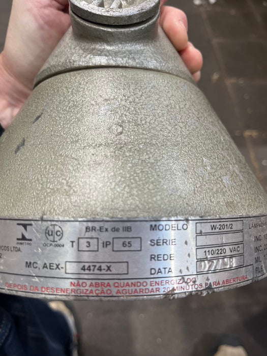 Salvaged Lumens Explosion-Proof Aluminium Pendant Light W-201/2