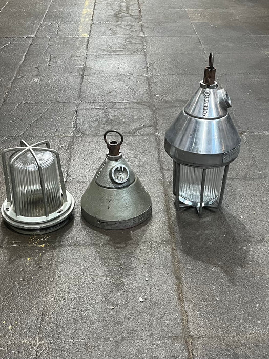 Salvaged Lumens Explosion-Proof Aluminium Pendant Light W-201/2