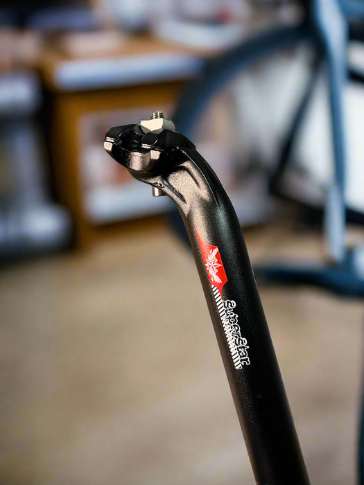 Superstar Black Alloy Seatpost | 30.9mm x 400mm