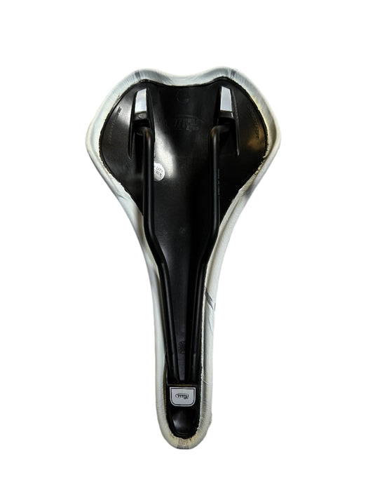 Selle Italia SLR Carbon body Manganese Rails White Grey 135x275 mm