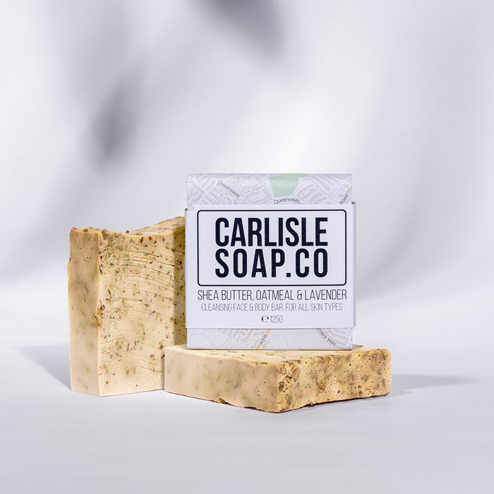 Carlisle Soap Co, Shea butter, Oatmeal & Lavander 125g