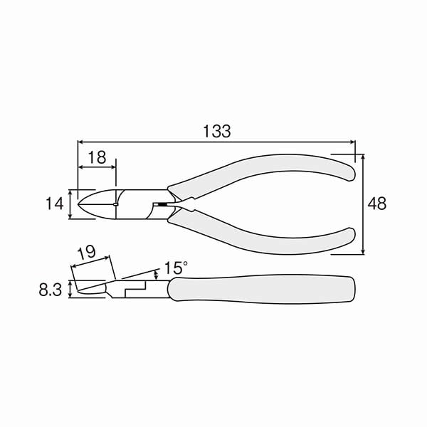 Hozan N-23 Diagonal cutter