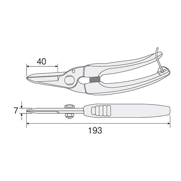 Hozan Bicycle Tool N-839 Snips