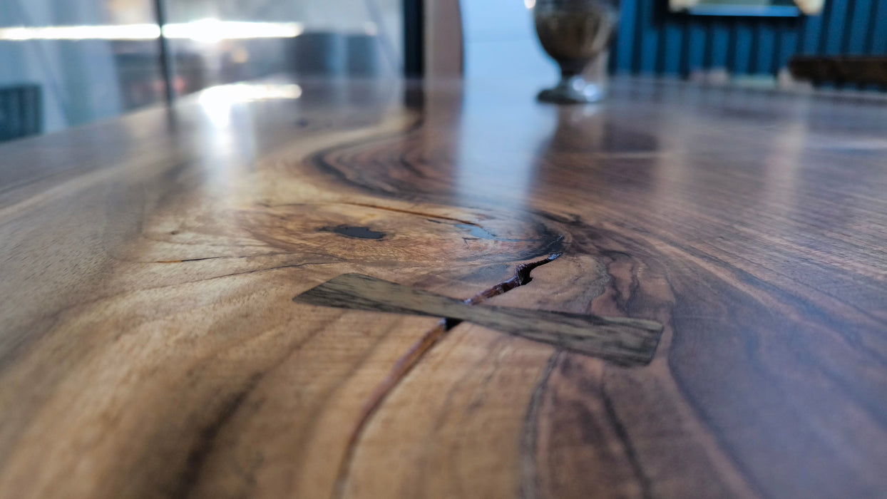 True Wood 'Open Book' Dining table